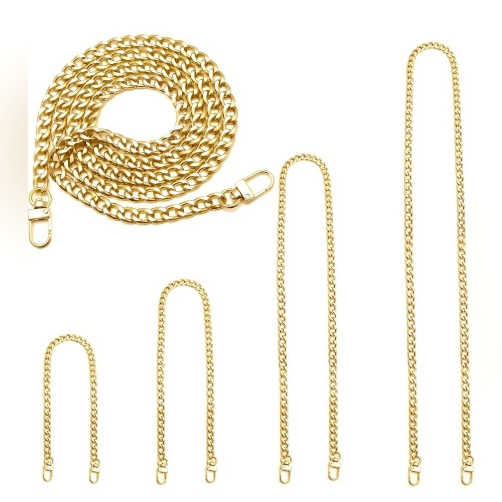 4pieces Purse Conversion gold chains. Heavy chains